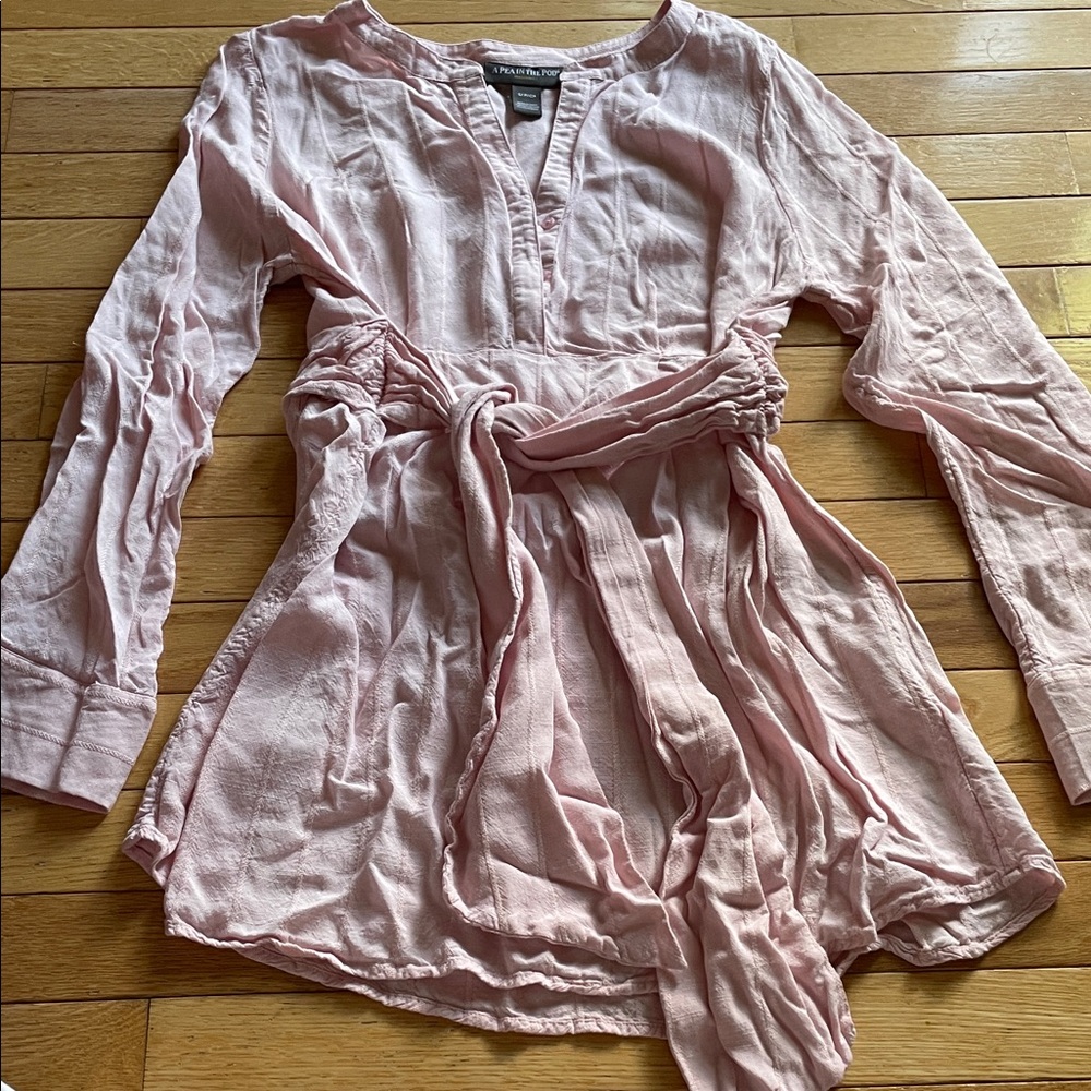 A Pea in the Pod Light Pink Maternity Top